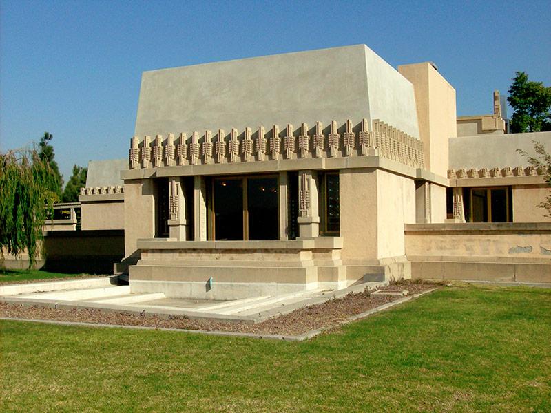 La Hollyhock House de Frank Lloyd Wright à Los Angeles. © Kyle, CC BY 2.0