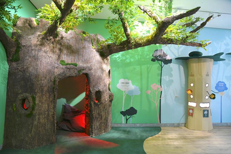La Cabane, le nouvel espace de jeu, de lecture et de créativité du Musée des beaux-arts de Lyon. © Muriel Chauvet