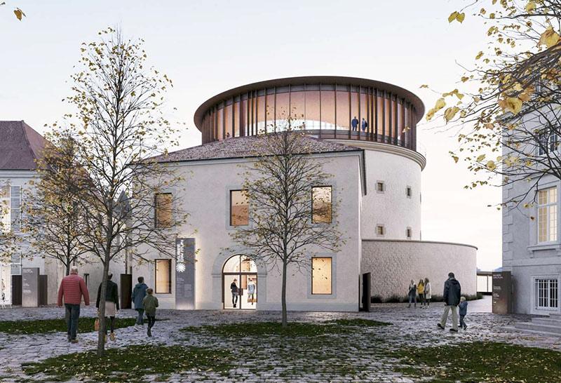 Projection 3D de la façade. © Atelier Novembre / Agence Christophe Gautrand & Associés