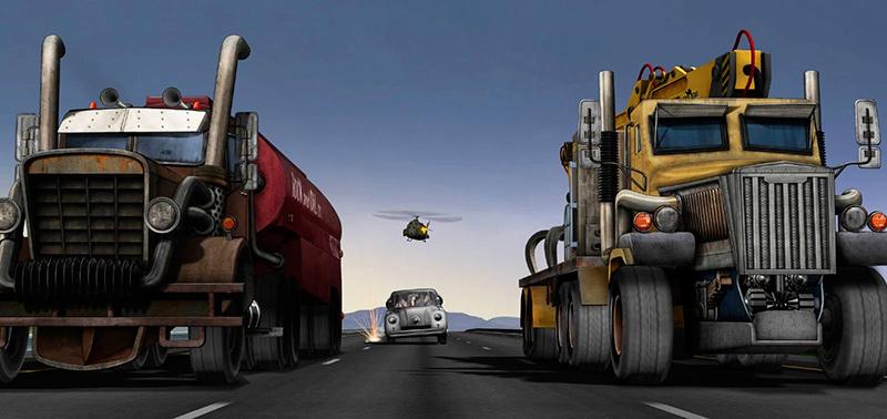 Film d'animation Ruben Brandt, Collector, de Milorad Krstić (2018, Hongrie, 1h33). © Ruben Brandt LLC