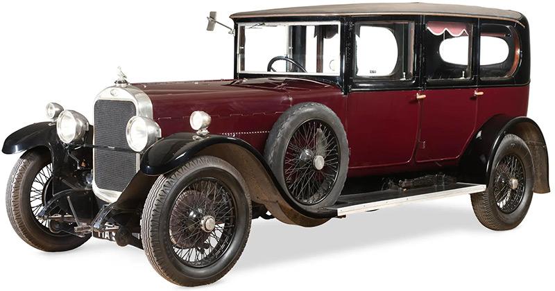The Grantham Family Car, 1925 Sunbeam 20/60hp Saloon, adjugée pour près de 200 000 euros. © Bonhams