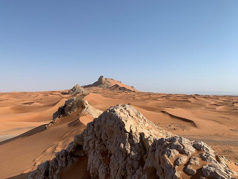 Paléo-paysage de Faya aux Émirats arabes unis. © Institute for Heritage Management / Stephanie Veith