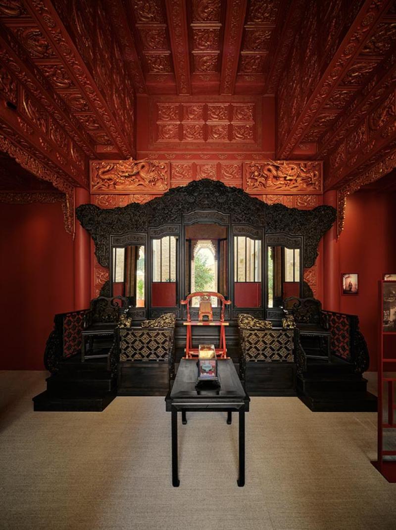 La salle Chinoise de la maison Pierre Loti. © Julie Limont