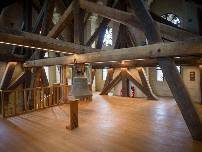 Parcours de visite dans les tours de la Cathédrale Notre-Dame de Paris. © David Bordes / CMN