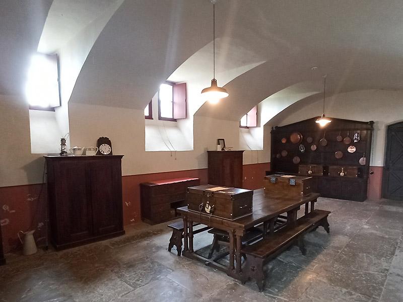 Les cuisines rénovées du château Abbadia à Hendaye.© Académie des Sciences