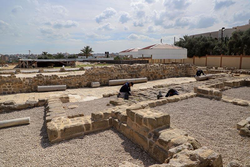 Fouilles archéologiques au Monastère de Saint Hilarion, dans la bande de Gaza, en mars 2023. © Rizek Abdeljawad, CC BY-SA 4.0