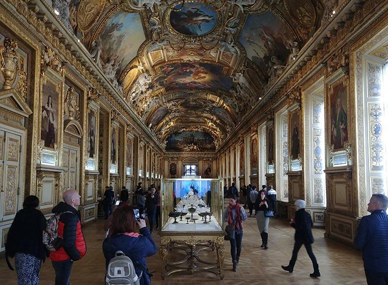 La galerie d'Apollon, Musée du Louvre © Photo Ludovic Sanejouand pour LeJournaldesArts.fr