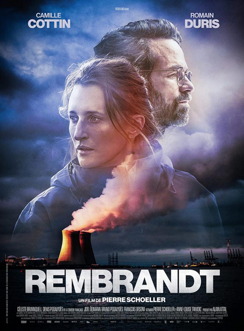 Affiche du film « Rembrandt﻿﻿ » de Pierre Schoeller, (2025, 1 h 47), avec Camille Cottin, Romain Duris © Trésor Films