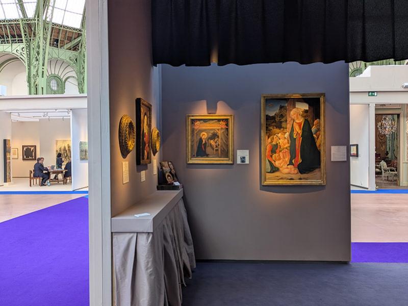 Le stand de la Galerie G. Sarti à FAB Paris 2025. © Photo Ludovic Sanejouand pour LeJournaldesArts.fr