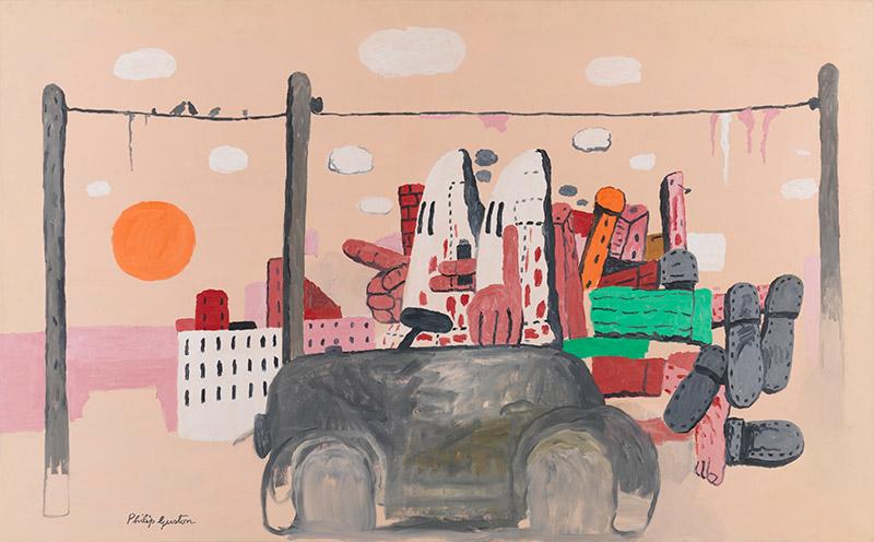 Philip Guston (1913-1980), Dawn (Aube), 1970, huile sur toile, Glenstone Museum, Potomac (Maryland). © Christopher Burke © The Estate of Philip Guston, courtesy Hauser & Wirth