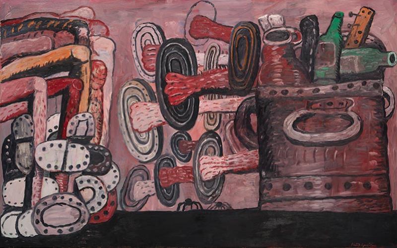 Philip Guston (1913-1980), The Street (La rue), 1977, huile sur toile, The Metropolitan Museum of Art, New York. © The Met/GrandPalaisRmn © The Estate of Philip Guston