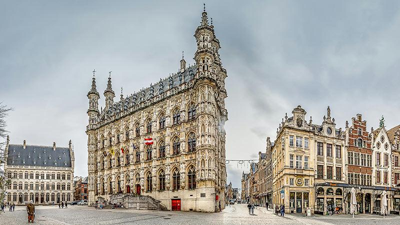 L'Hôtel de ville de Louvain. © Frank Barning / Pexels