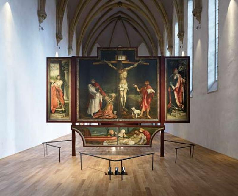 Le retable d'Issenheim dans son nouvel écrin. © Musée Unterlinden, Colmar.