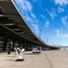 L'aéroport Tempelhof accueillait la foire Art Berlin en 2019. - Crédit : Clemens Porikys