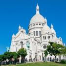 La Basilique du Sacré-Cœur à Montmartre. 