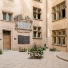Cour du Musée de l’Imprimerie et de la Communication Graphique à Lyon. - Crédit : Musée de l'Imprimerie