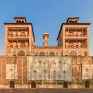 Façade du Palais du Golestan à Téhéran, Iran.