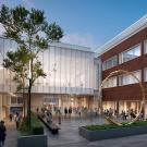 Vue d'architecte du projet d'agrandissement du Portland Museum of Art. - Crédit : Hennebery Eddy Architects&nbsp;& Vinci Hamp Architects