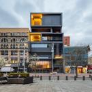 Vue extérieure du nouveau bâtiment du Studio Museum à Harlem. - Crédit : Albert Vecerka&nbsp;/ Esto