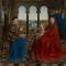 Jan van Eyck (1390-1441), <em>La Vierge du chancelier Rolin</em>, vers 1435, huile sur bois, 66&nbsp;x 62&nbsp;cm. - Crédit : RMN-Grand Palais&nbsp;/ Michel Urtado