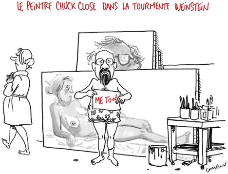 Le peintre Chuck Close dans la tourmente Weinstein
