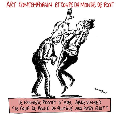 Art contemporain et coupe du monde de foot