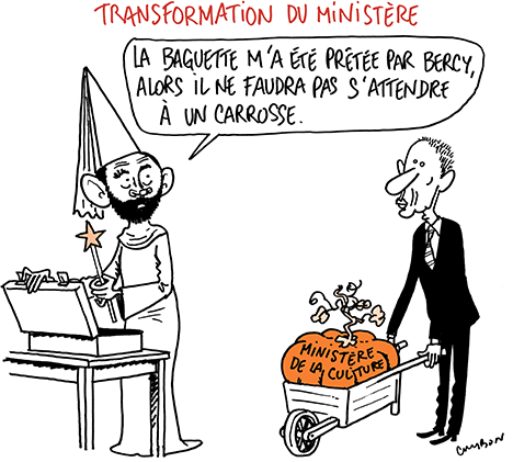 Dessin Michel Cambon Transformation Ministère Culture