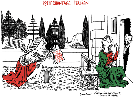 Léonard de Vinci Louvre : petit chantage italien