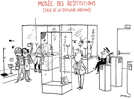 Dessin Michel Cambon : Musée des Restitutions