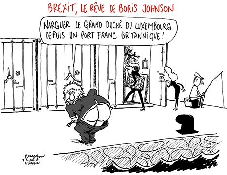 Dessin Michel Cambon : Brexit, le rêve de Boris Johnson
