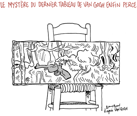 Dessin Humour - Michel Cambon : Le mystère du dernier Van Gogh enfin percé