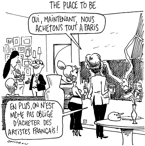 Dessin Humour : Paris the place to be © Michel Cambon