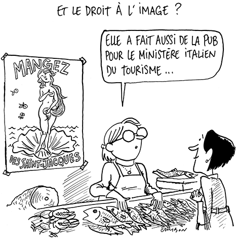 Dessin Humour : Et le droit à l’image ?  © Michel Cambon 2023