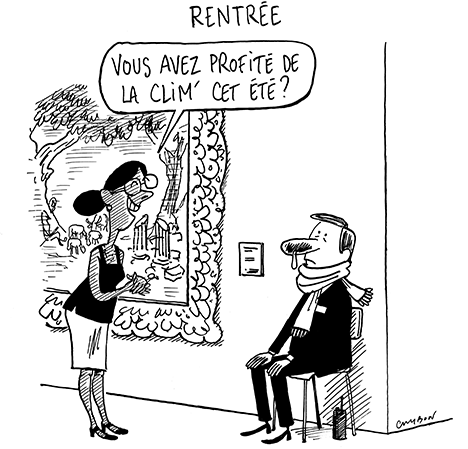 Dessin Humour : Rentrée © Michel Cambon 2023