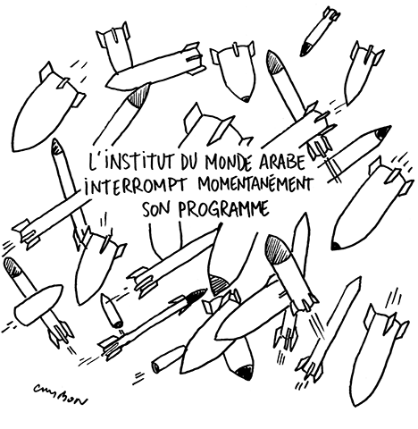 Dessin Humour : L’IMA interrompt son programme © Michel Cambon 2023