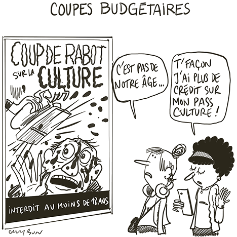 Dessin Humour | Coupes budgétaires © Michel Cambon
