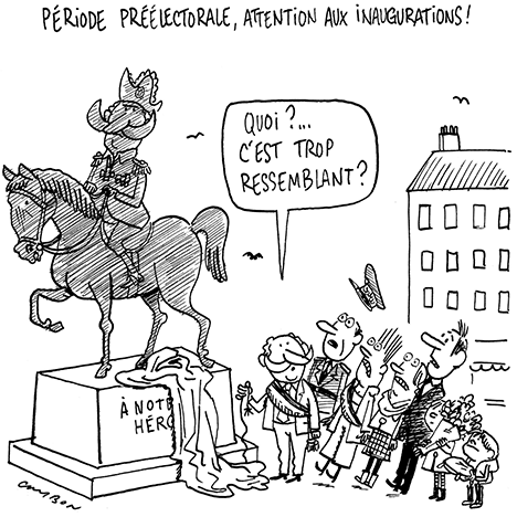 Dessin Humour Période préélectorale © Michel Cambon
